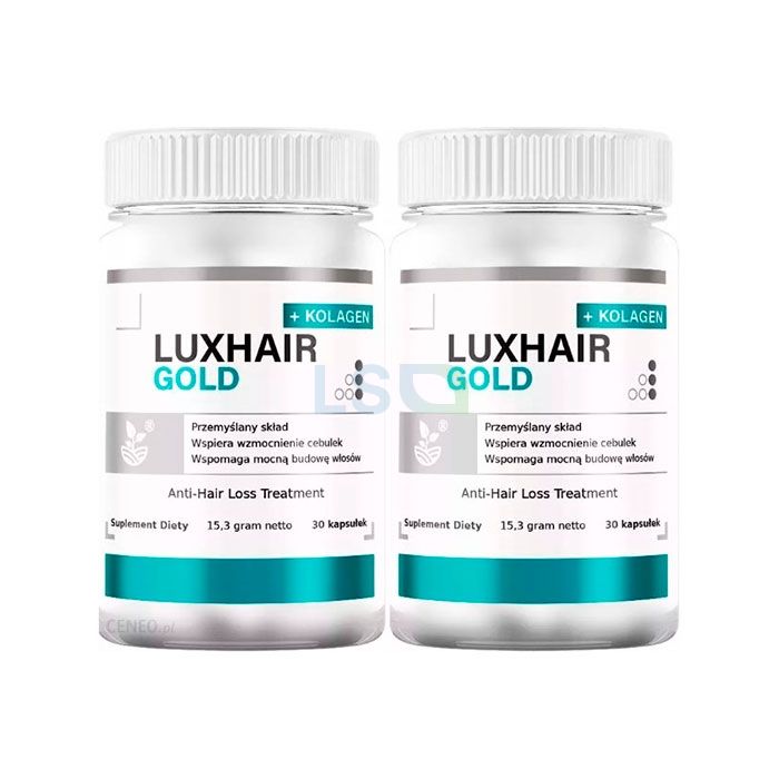 LuxHair Gold plaukų augimo kapsulės