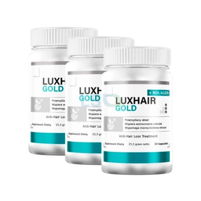 LuxHair Gold hair growth capsules