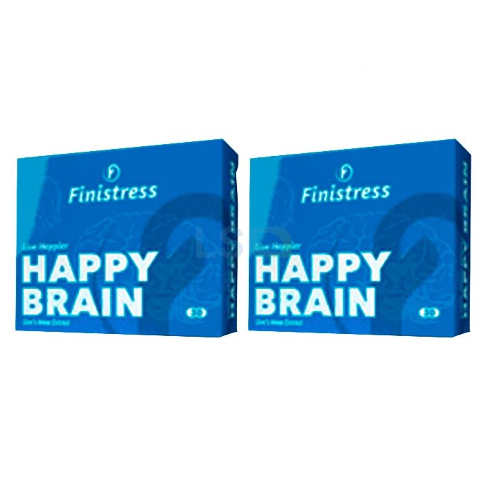 Finistress Happy Brain κάψουλες για τη βελτίωση της εγκεφαλικής δραστηριότητας