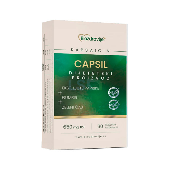 Capsil produkt na kontrolu hmotnosti