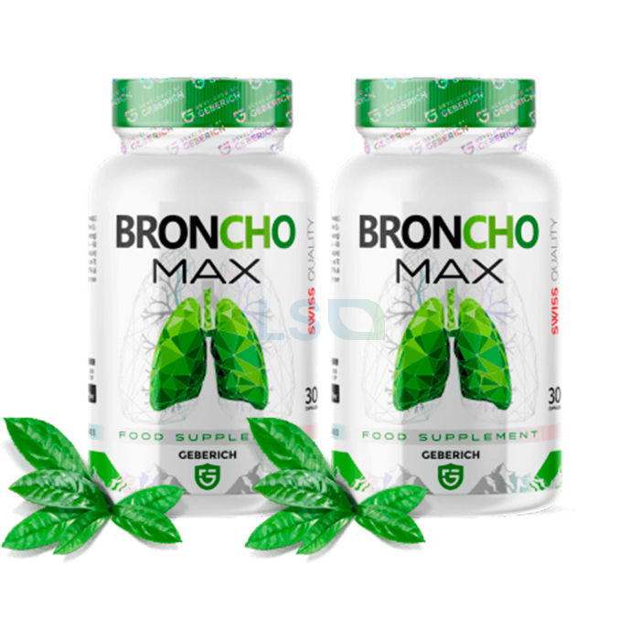 BronchoMax capsules that help thin thick bronchial secretions