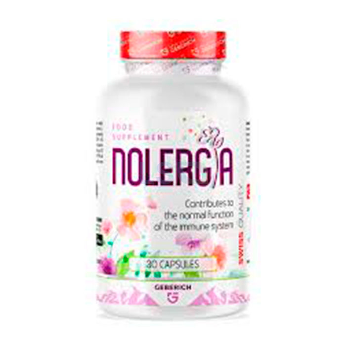 Nolergia capsules to strengthen the immune system and reduce allergies